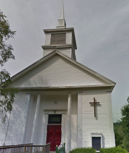 Waldoboro United Methodist Church (front view), 85 Friendship Street (Route 220), Waldoboro, Maine.